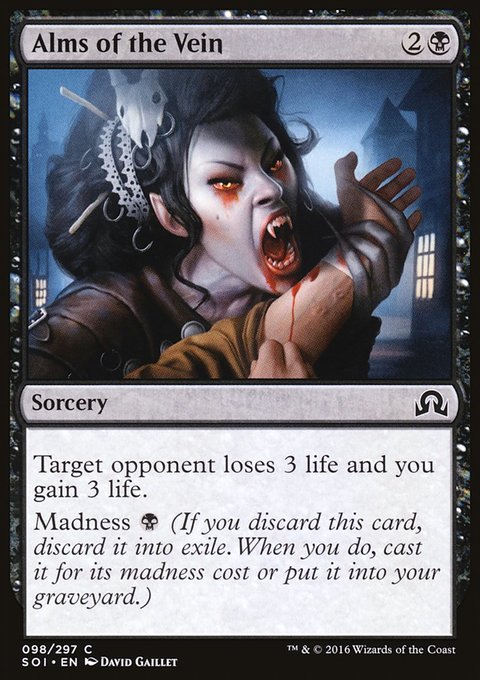 Alms of the Vein, Shadows over Innistrad #98, Magic: The Gathering card