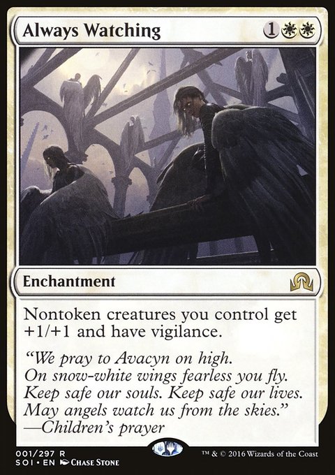 Always Watching, Shadows over Innistrad #1, Magic: The Gathering card