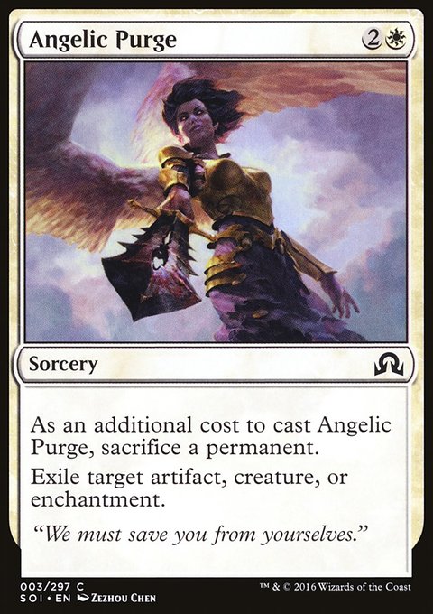 Angelic Purge, Shadows over Innistrad #3, Magic: The Gathering card