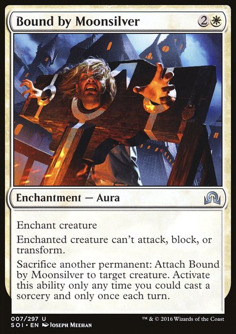 Bound by Moonsilver, Shadows over Innistrad #7, Magic: The Gathering card