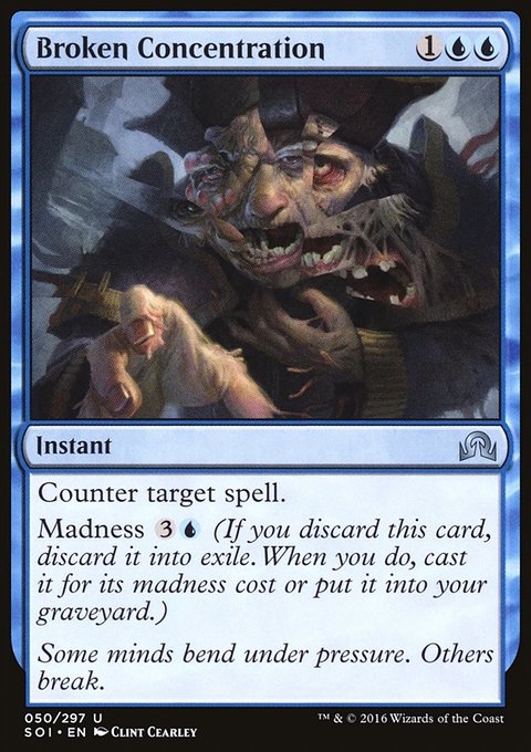 Broken Concentration, Shadows over Innistrad #50, Magic: The Gathering card
