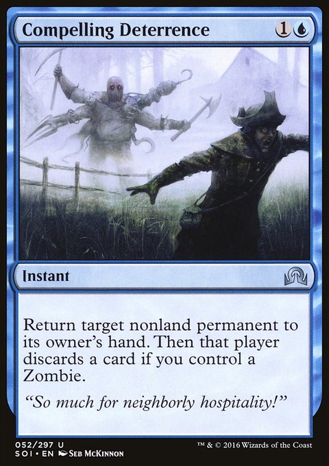 Compelling Deterrence, Shadows over Innistrad #52, Magic: The Gathering card