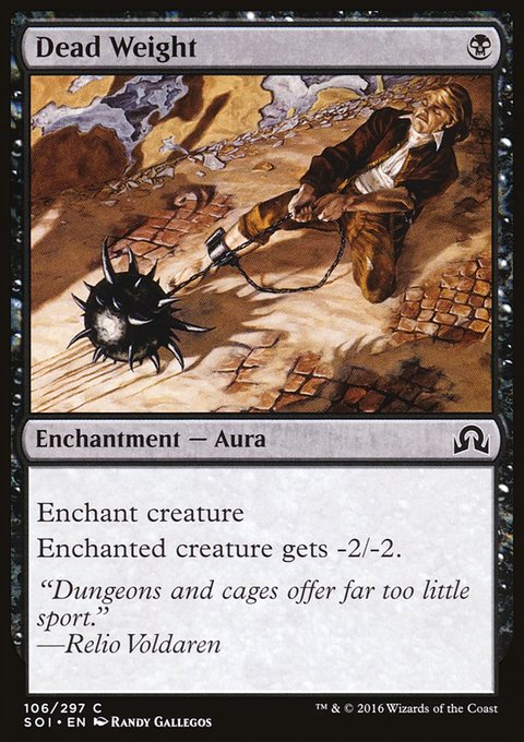 Dead Weight, Shadows over Innistrad #106, Magic: The Gathering card