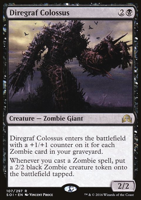 Diregraf Colossus, Shadows over Innistrad #107, Magic: The Gathering card