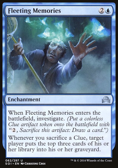 Fleeting Memories, Shadows over Innistrad #62, Magic: The Gathering card