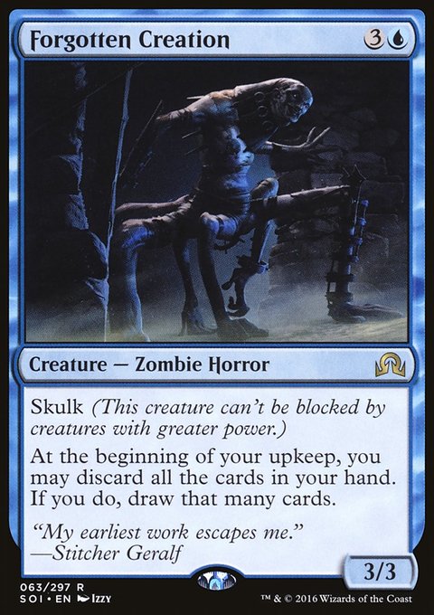 Forgotten Creation, Shadows over Innistrad #63, Magic: The Gathering card