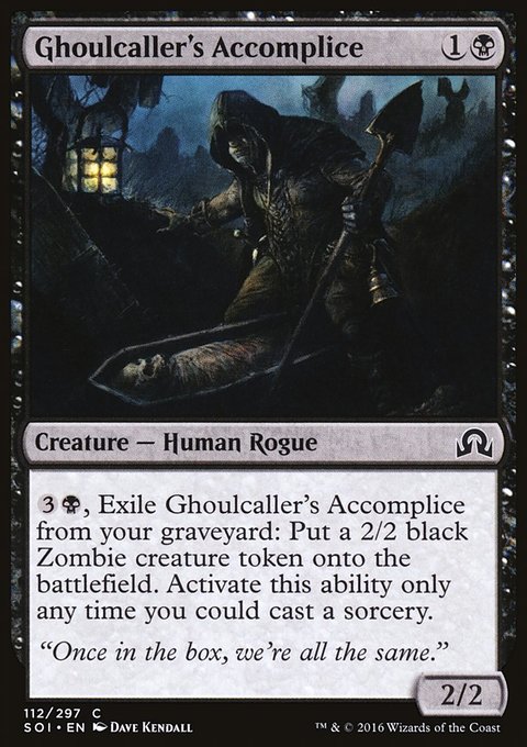 Ghoulcaller's Accomplice, Shadows over Innistrad #112, Magic: The Gathering card