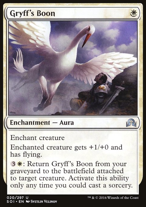 Gryff's Boon, Shadows over Innistrad #20, Magic: The Gathering card