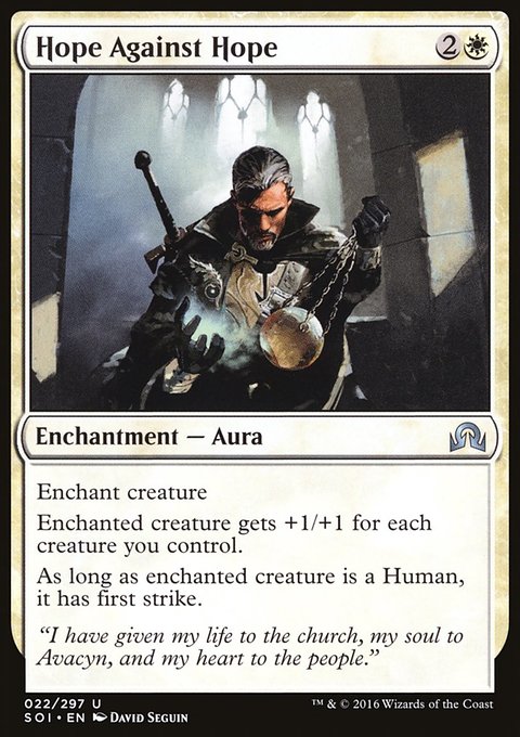 Hope Against Hope, Shadows over Innistrad #22, Magic: The Gathering card