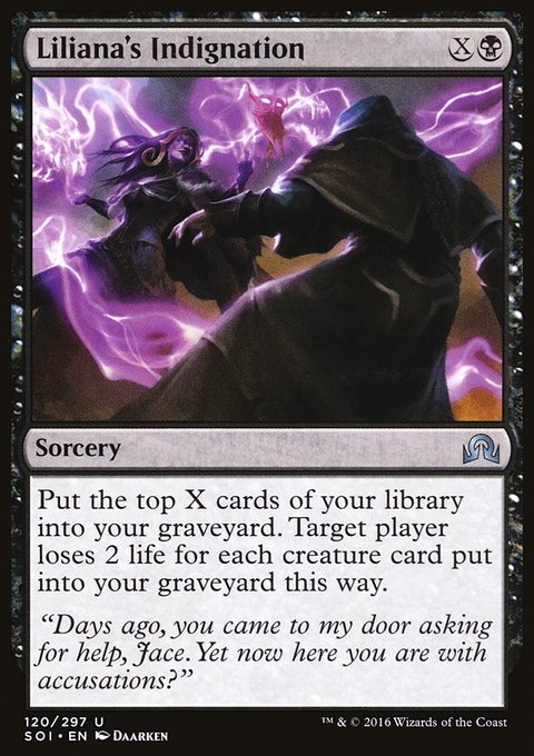 Liliana's Indignation, Shadows over Innistrad #120, Magic: The Gathering card