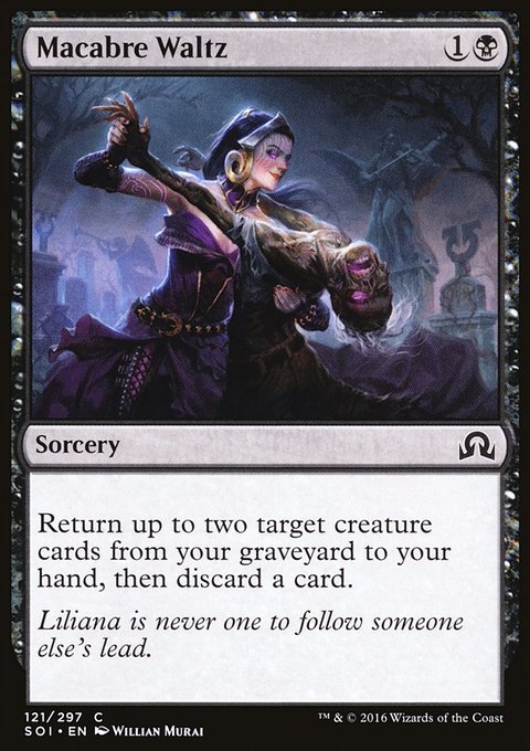 Macabre Waltz, Shadows over Innistrad #121, Magic: The Gathering card