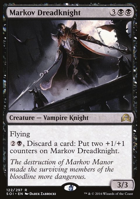 Markov Dreadknight, Shadows over Innistrad #122, Magic: The Gathering card