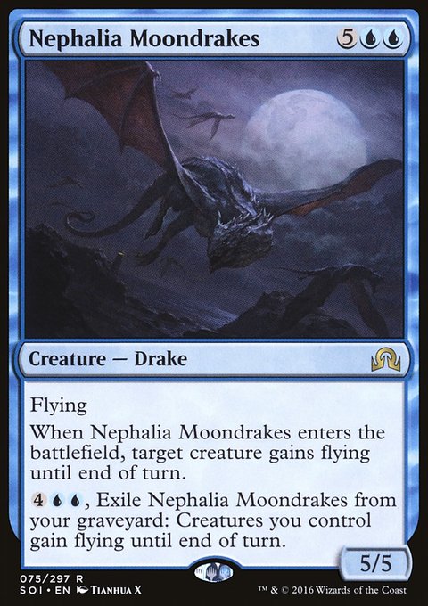 Nephalia Moondrakes, Shadows over Innistrad #75, Magic: The Gathering card