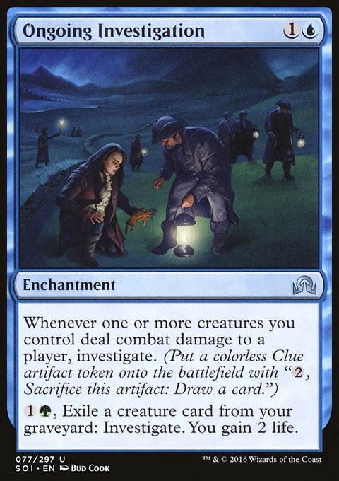 Ongoing Investigation, Shadows over Innistrad #77, Magic: The Gathering card