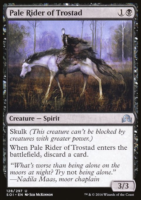Pale Rider of Trostad, Shadows over Innistrad #128, Magic: The Gathering card