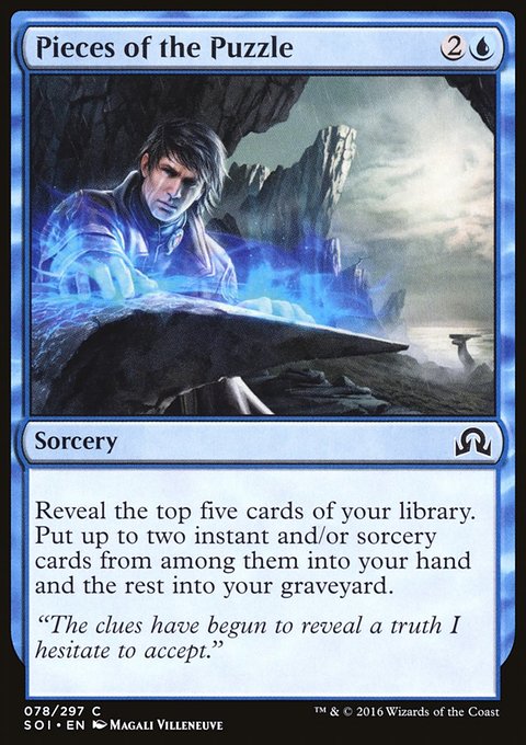 Pieces of the Puzzle, Shadows over Innistrad #78, Magic: The Gathering card