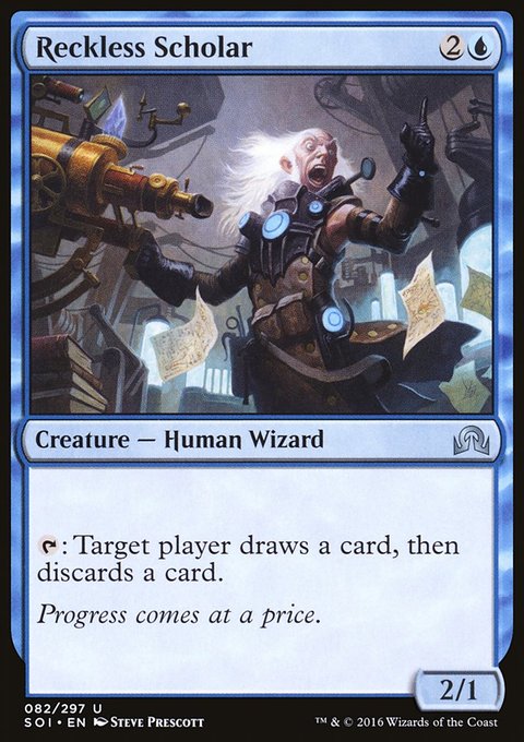 Reckless Scholar, Shadows over Innistrad #82, Magic: The Gathering card