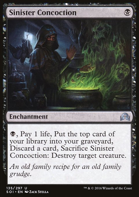 Sinister Concoction, Shadows over Innistrad #135, Magic: The Gathering card