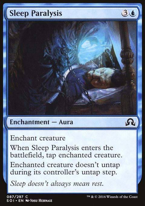 Sleep Paralysis, Shadows over Innistrad #87, Magic: The Gathering card