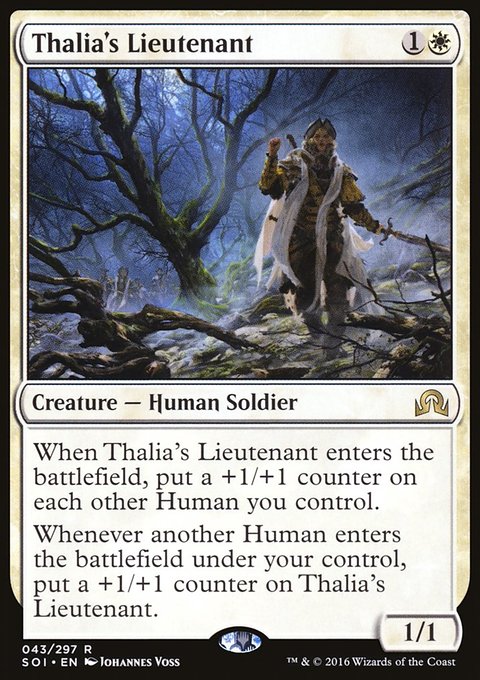 Thalia's Lieutenant, Shadows over Innistrad #43, Magic: The Gathering card
