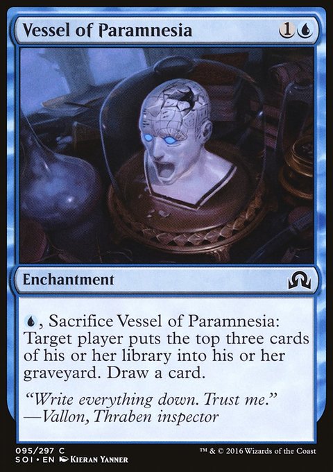 Vessel of Paramnesia, Shadows over Innistrad #95, Magic: The Gathering card
