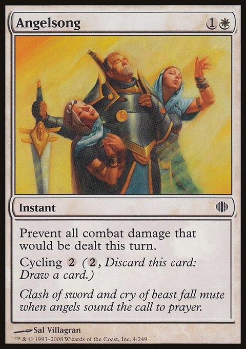 Angelsong, Shards of Alara #4, Magic: The Gathering card