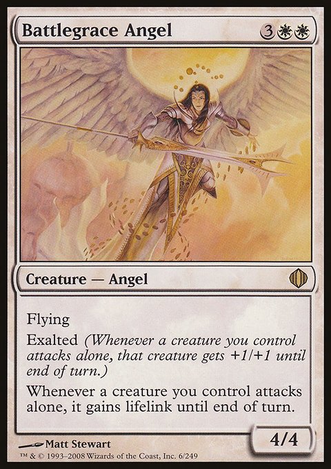 Battlegrace Angel, Shards of Alara #6, Magic: The Gathering card