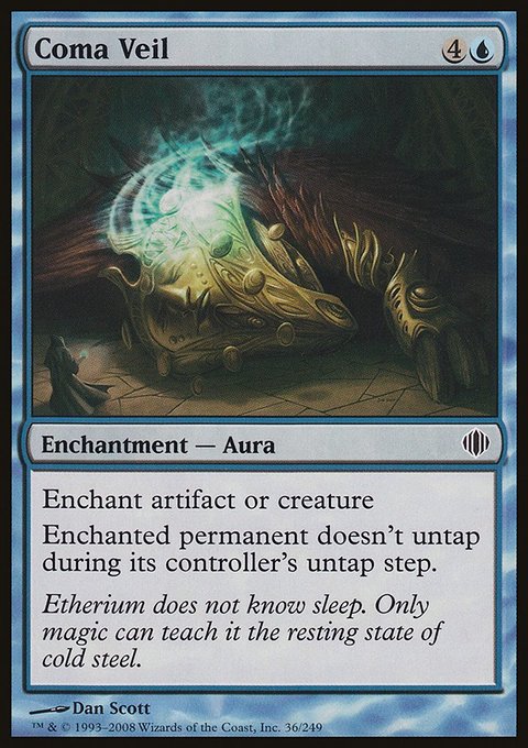 Coma Veil, Shards of Alara #36, Magic: The Gathering card