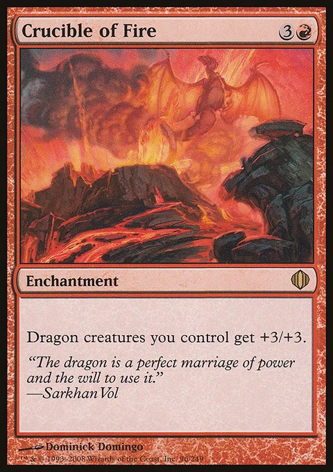 Crucible of Fire, Shards of Alara #96, Magic: The Gathering card