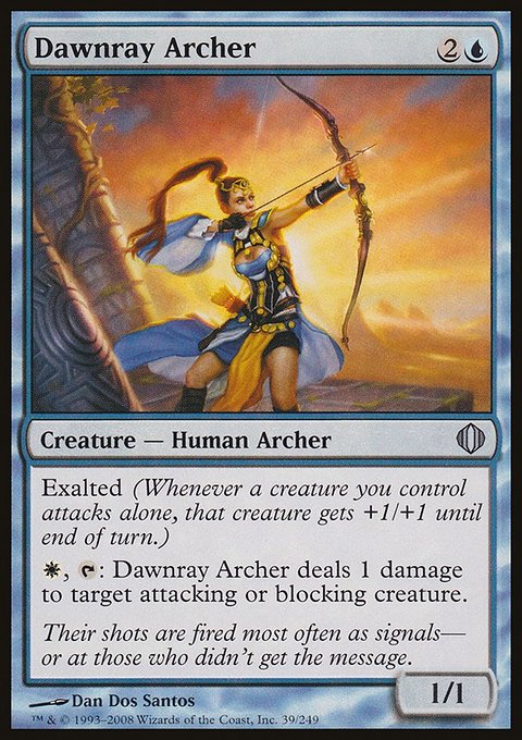 Dawnray Archer, Shards of Alara #39, Magic: The Gathering card