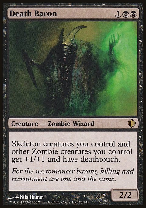 Death Baron, Shards of Alara #70, Magic: The Gathering card