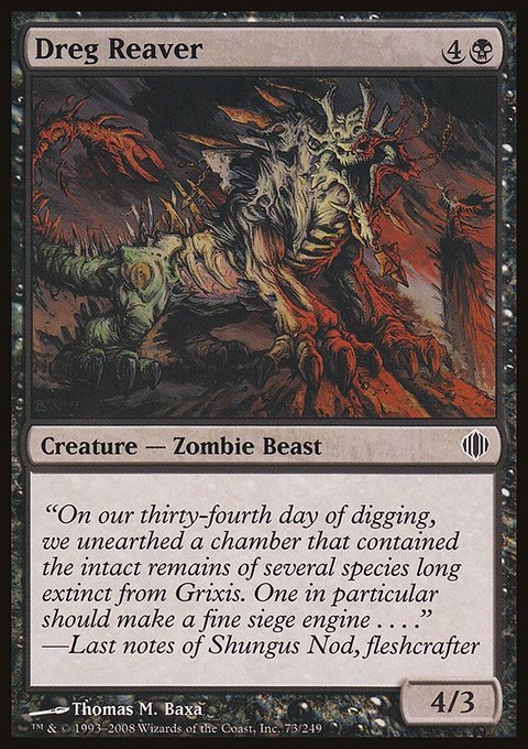 Dreg Reaver, Shards of Alara #73, Magic: The Gathering card