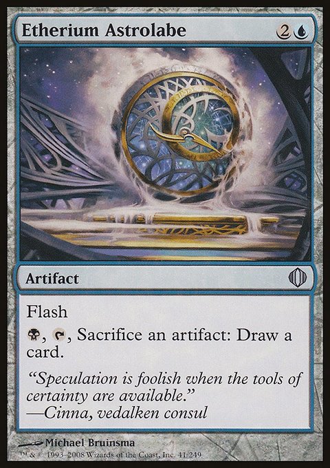 Etherium Astrolabe, Shards of Alara #41, Magic: The Gathering card