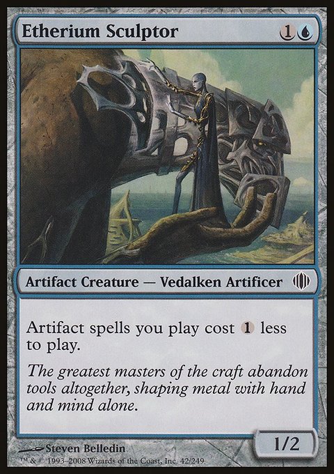 Etherium Sculptor, Shards of Alara #42, Magic: The Gathering card