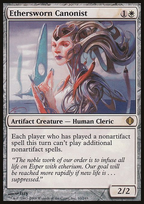 Ethersworn Canonist, Shards of Alara #10, Magic: The Gathering card