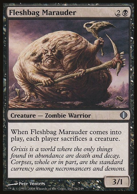 Fleshbag Marauder, Shards of Alara #76, Magic: The Gathering card