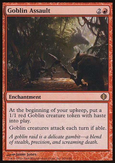 Goblin Assault, Shards of Alara #101, Magic: The Gathering card
