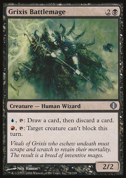 Grixis Battlemage, Shards of Alara #78, Magic: The Gathering card