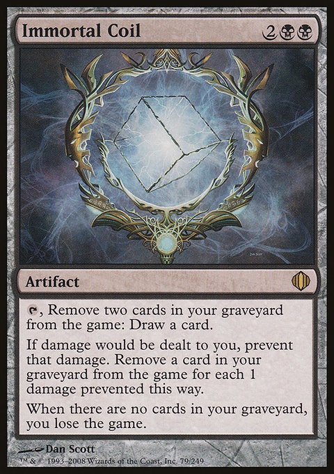 Immortal Coil, Shards of Alara #79, Magic: The Gathering card