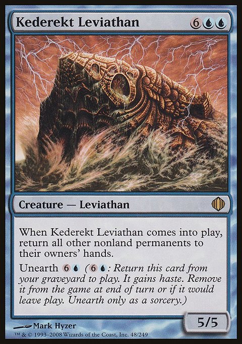 Kederekt Leviathan, Shards of Alara #48, Magic: The Gathering card