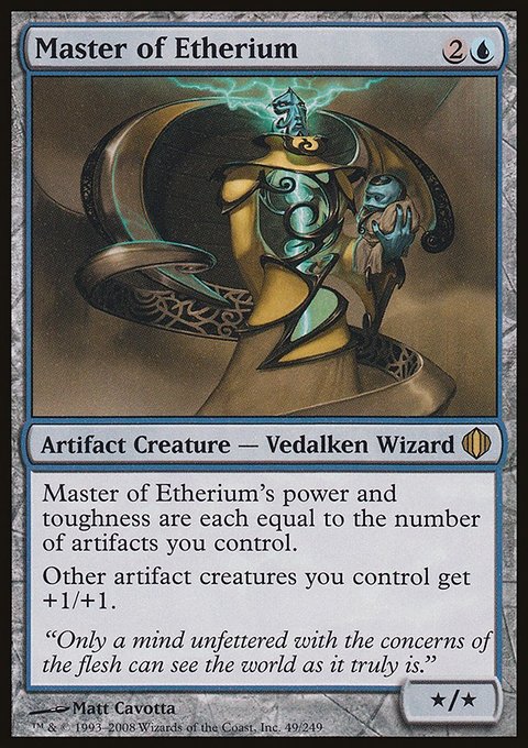 Master of Etherium, Shards of Alara #49, Magic: The Gathering card