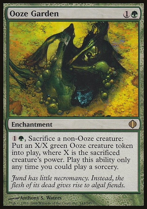 Ooze Garden, Shards of Alara #143, Magic: The Gathering card