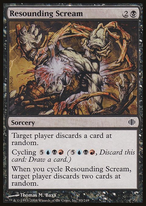 Resounding Scream, Shards of Alara #83, Magic: The Gathering card