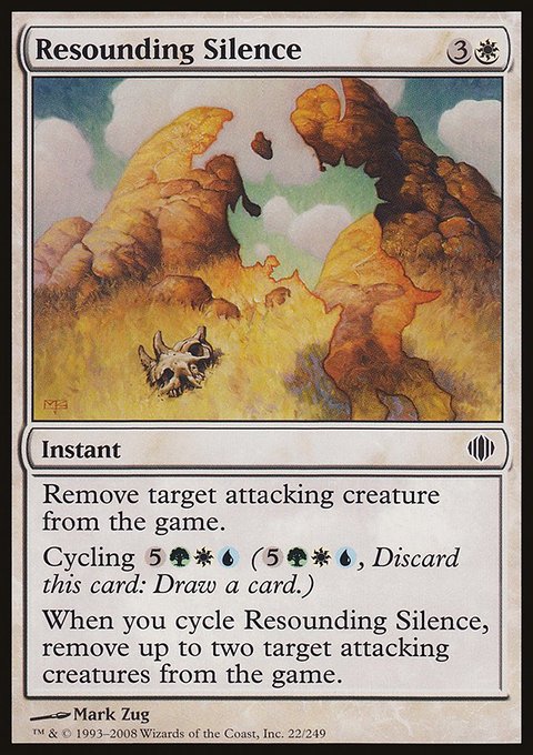 Resounding Silence, Shards of Alara #22, Magic: The Gathering card