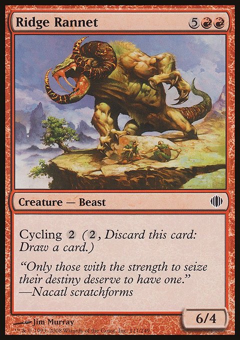 Ridge Rannet, Shards of Alara #111, Magic: The Gathering card