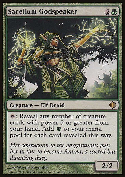 Sacellum Godspeaker, Shards of Alara #146, Magic: The Gathering card