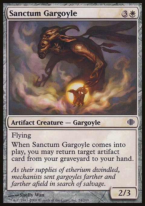 Sanctum Gargoyle, Shards of Alara #24, Magic: The Gathering card