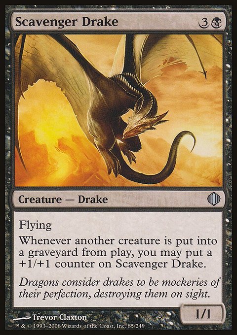 Scavenger Drake, Shards of Alara #85, Magic: The Gathering card