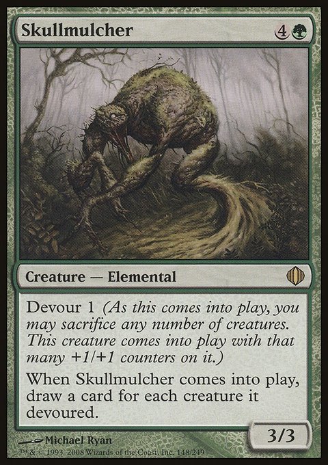 Skullmulcher, Shards of Alara #148, Magic: The Gathering card