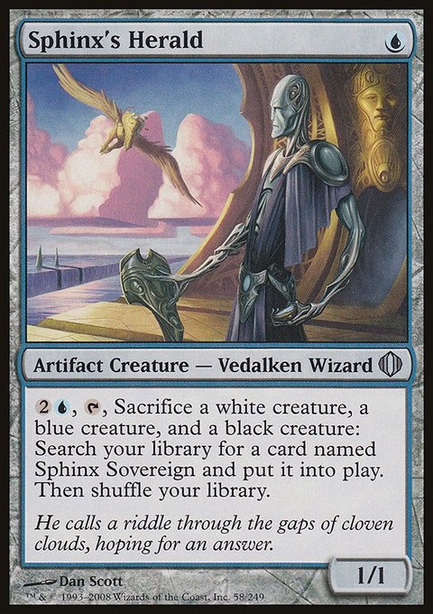 Sphinx's Herald, Shards of Alara #58, Magic: The Gathering card